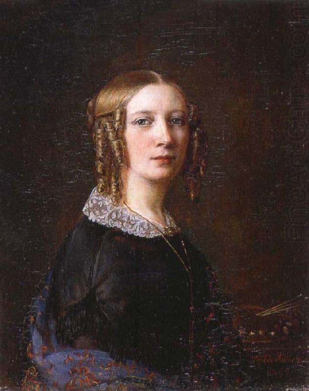 Sjalvportratt, Sophie Adlersparre